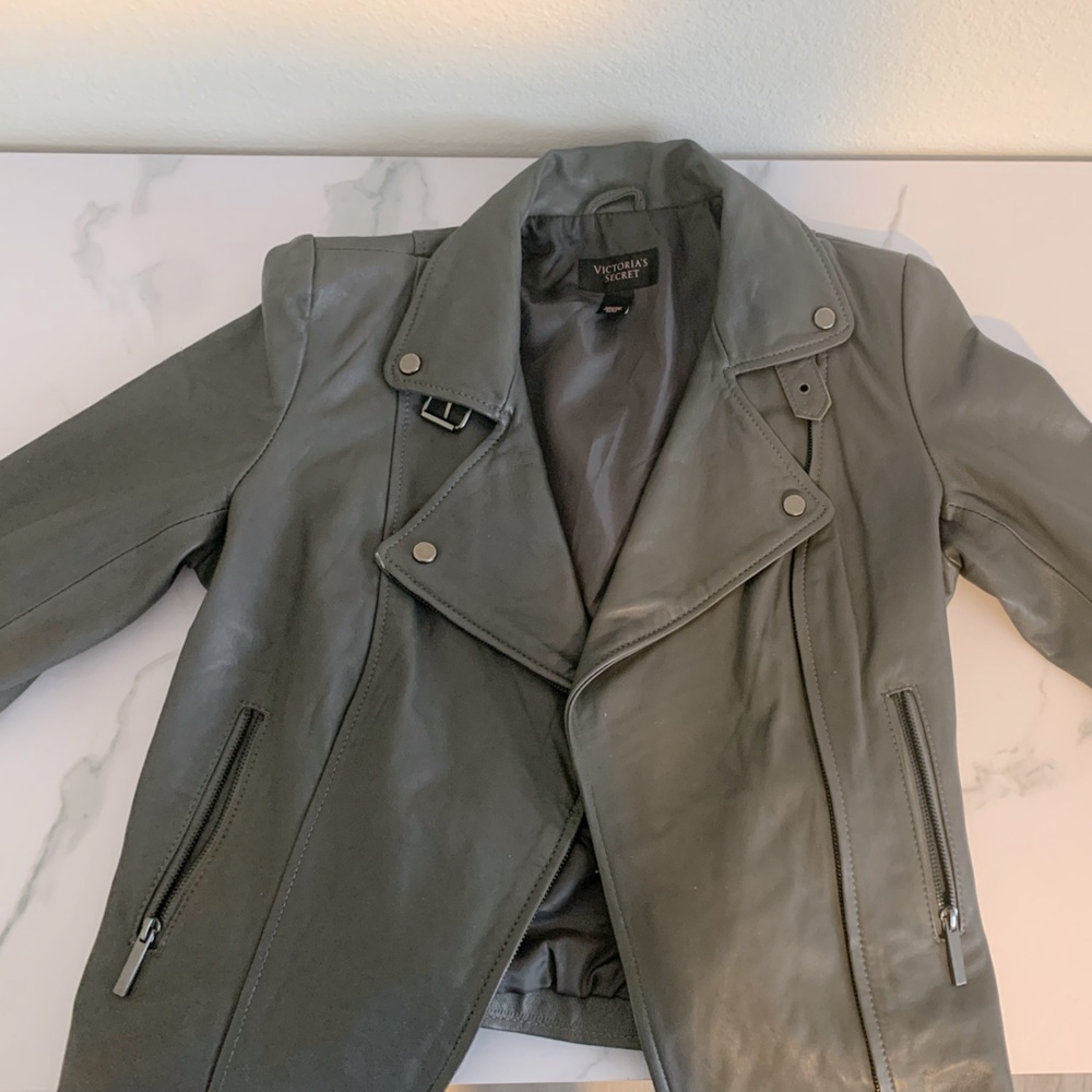 Victoria’s Secret leather jacket